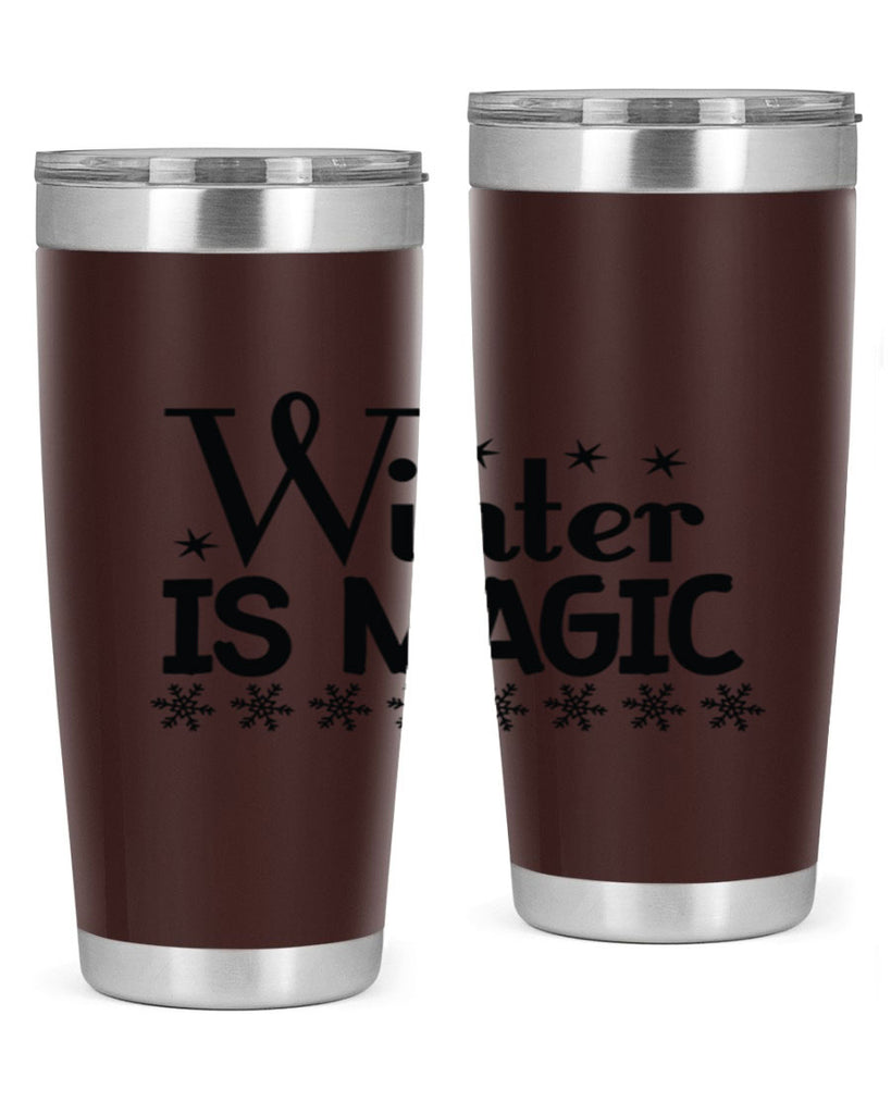 Winter is Magic 505#- winter- Tumbler