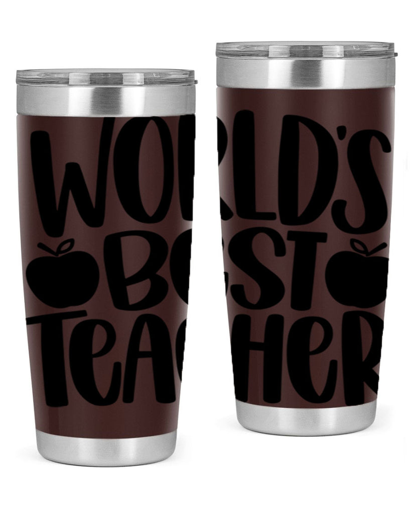 Worlds Best Teacher Style 28#- teacher- tumbler