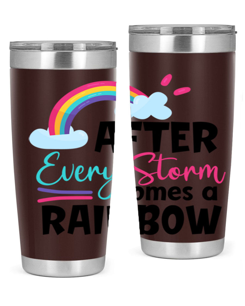 after every storm comes a rainbow Style 291#- baby- tumbler