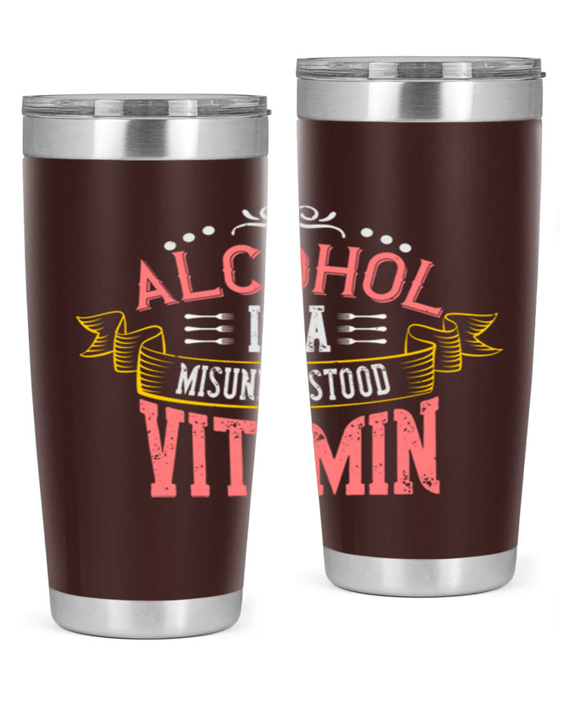 alcohol is a misunderstood vitamin 50#- cooking- Tumbler