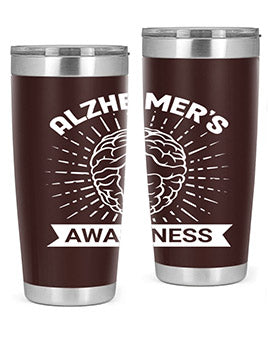 alzheimers awareness 121#- alzheimers- Tumbler