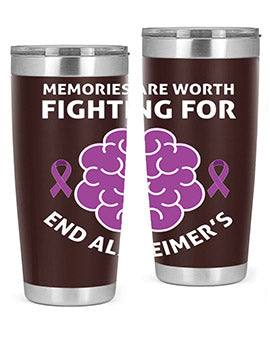 alzheimers awareness style 34#- alzheimers- Tumbler