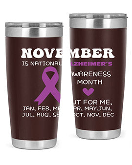 alzheimers awareness style 51#- alzheimers- Tumbler