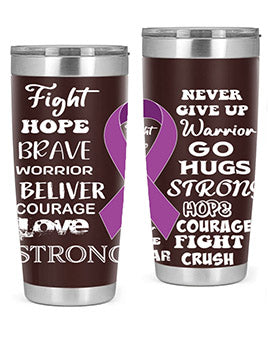 alzheimers awareness style 64#- alzheimers- Tumbler