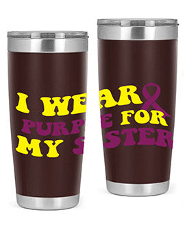 alzheimers awareness style 80#- alzheimers- Tumbler