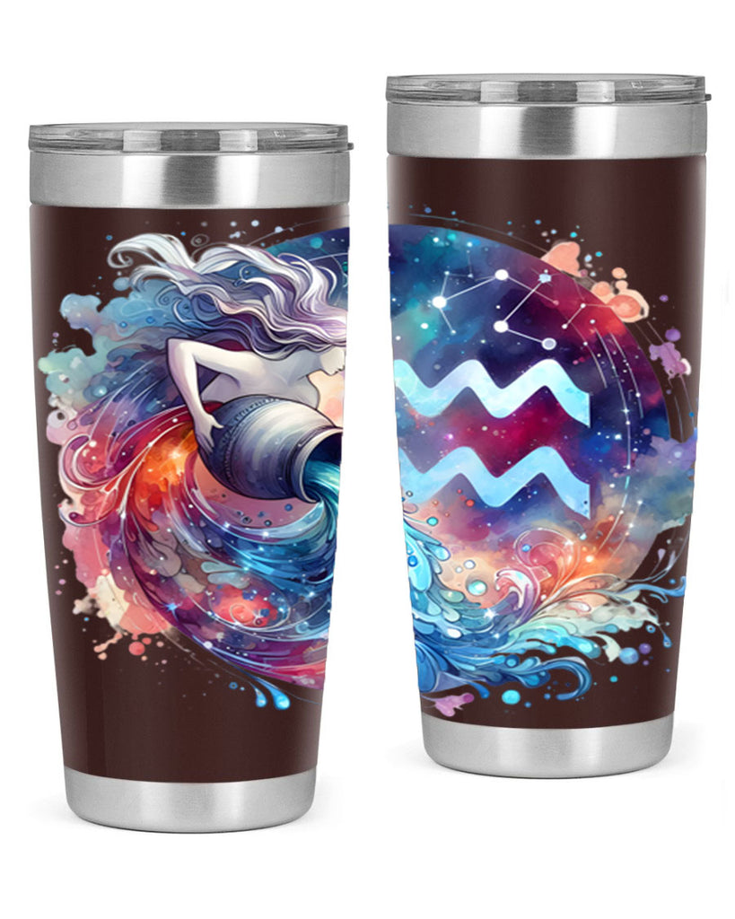 aquarius 90#- zodiac- Tumbler