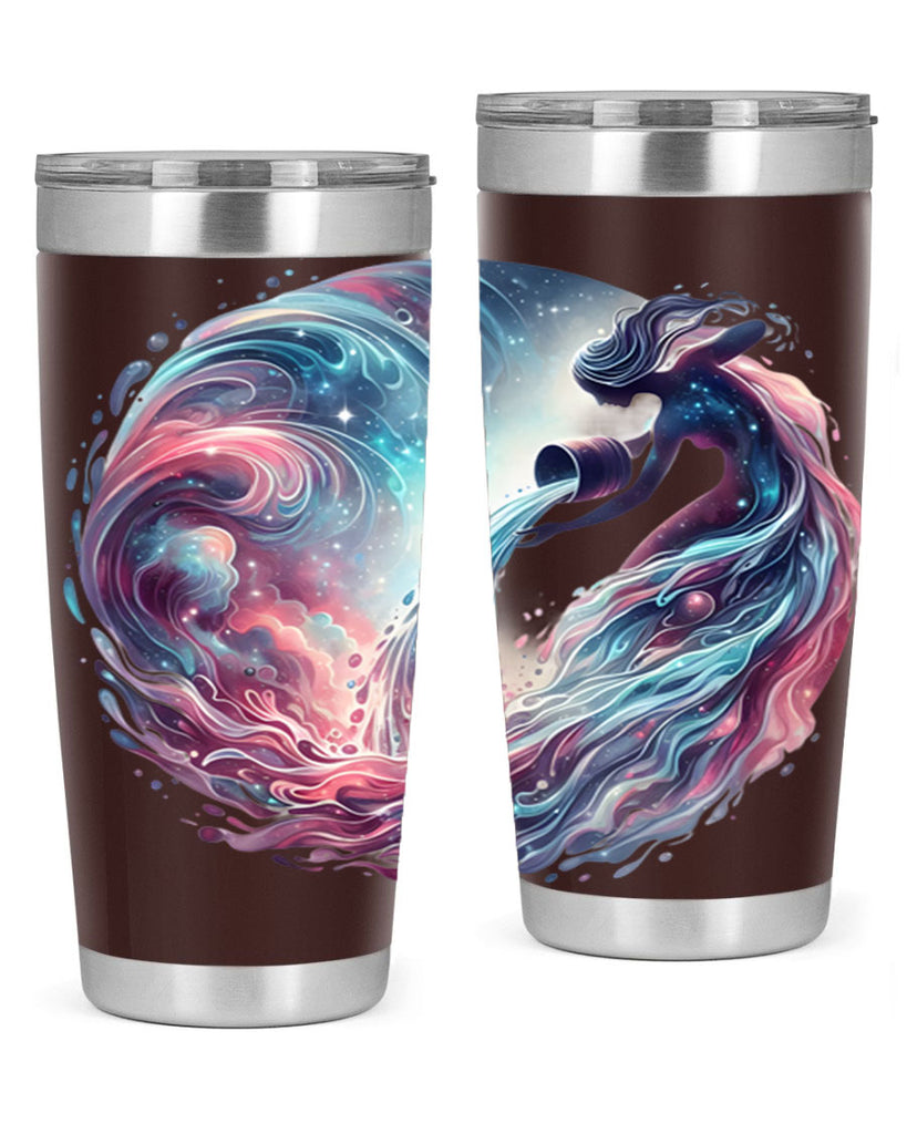 aquarius 91#- zodiac- Tumbler