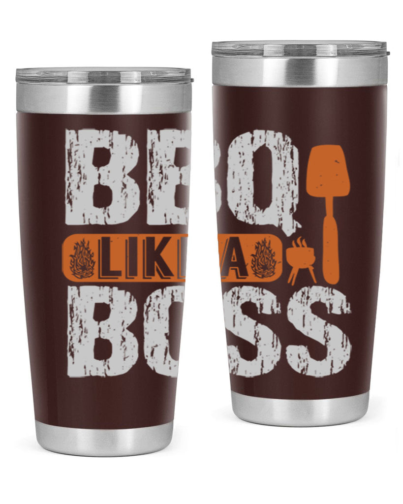 bbq like a boss 6#- bbq- Tumbler