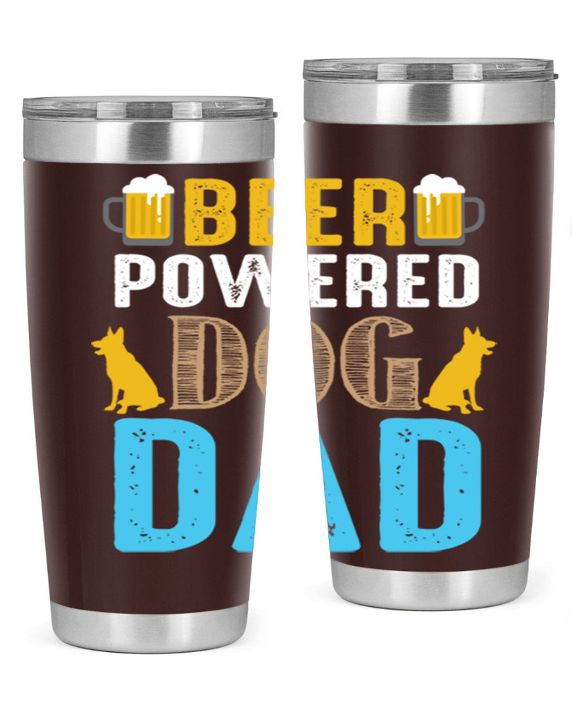 beer power dog dad 145#- beer- Tumbler