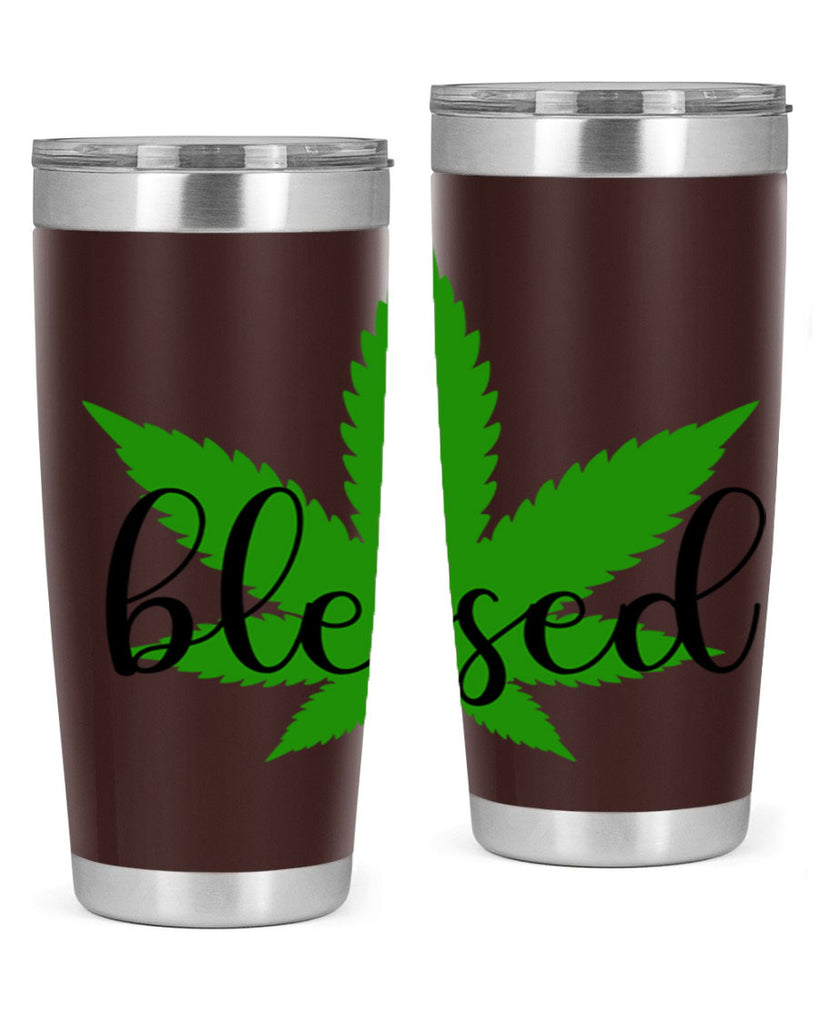 blessed 17#- marijuana- Tumbler