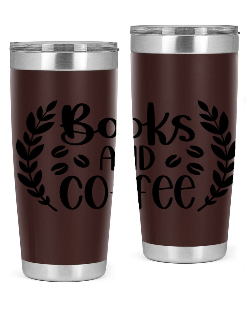 books and coffee 47#- reading- Tumbler