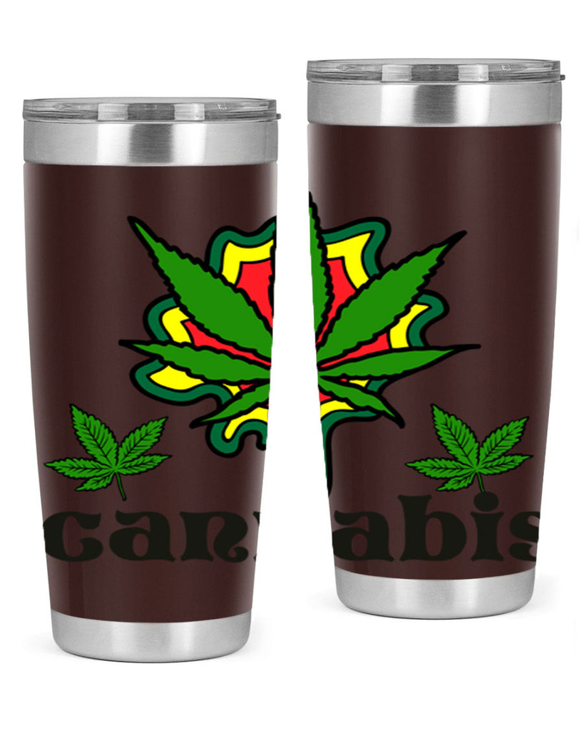 cannabis a 39#- marijuana- Tumbler