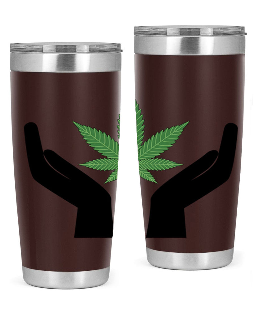 cannabis hands 44#- marijuana- Tumbler