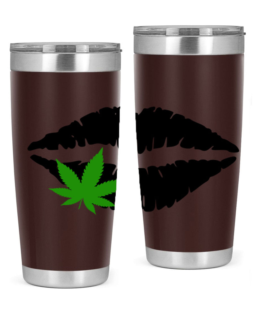 cannabis lips 47#- marijuana- Tumbler