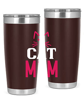 cat mom Style 34#- cat- Tumbler