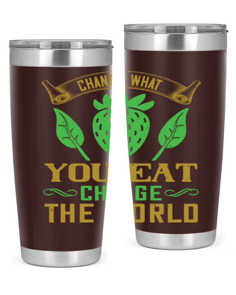 change what you eat change the world 146#- vegan- Tumbler