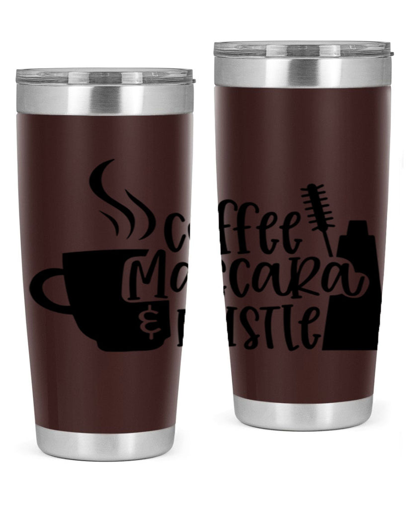 coffee mascara hustle 145#- coffee- Tumbler