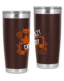 crazy cat lady Style 43#- cat- Tumbler