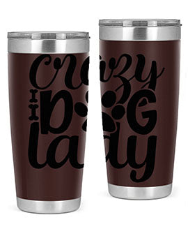 crazy dog lady Style 122#- dog- Tumbler