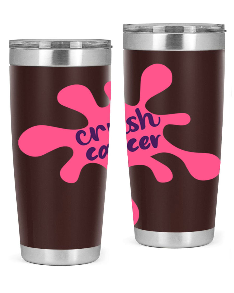 crush cancer Style 18#- breast cancer- Tumbler