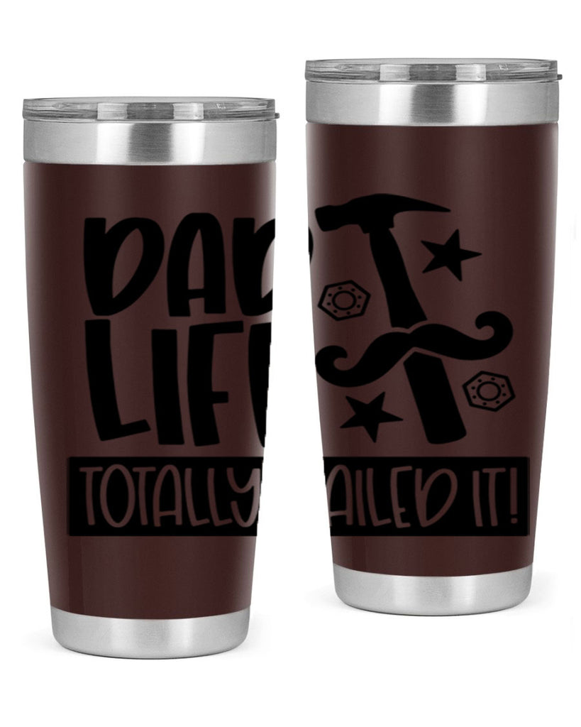 dad life totally nailed it 64#- fathers day- Tumbler