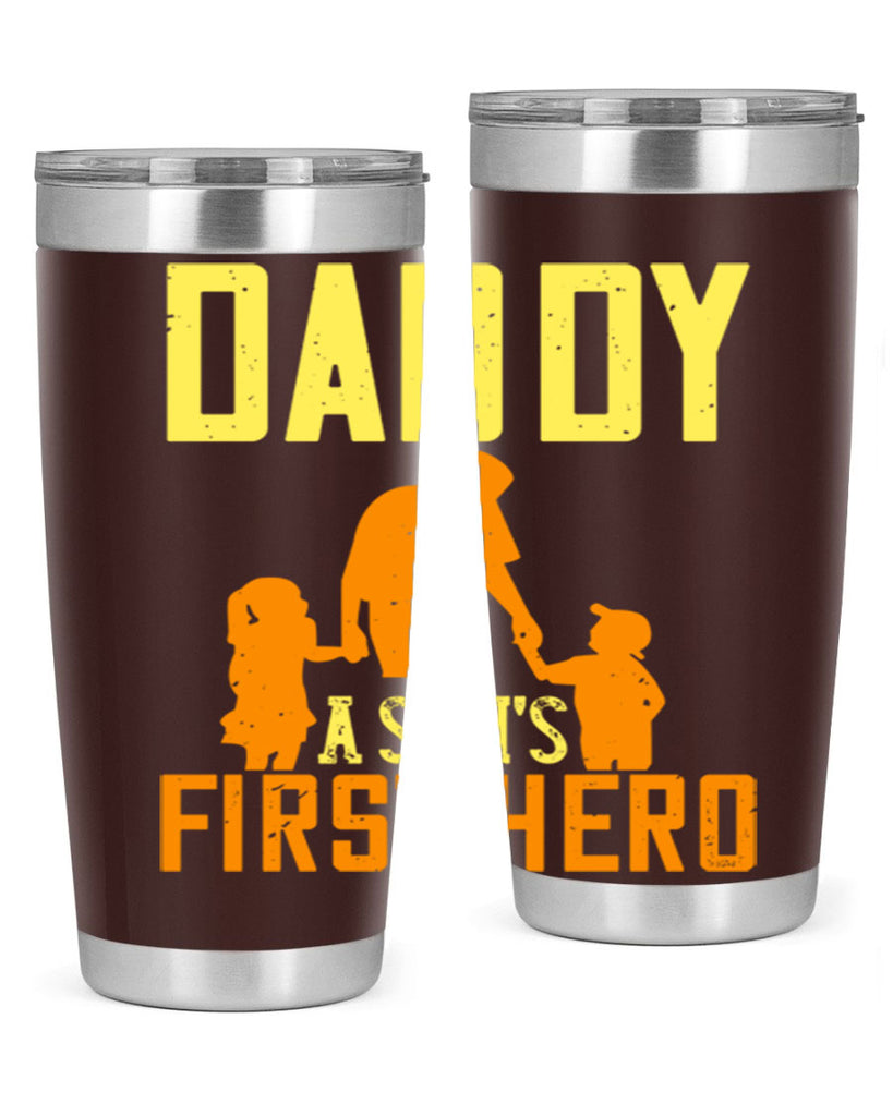 daddy a sons first hero 249#- fathers day- Tumbler