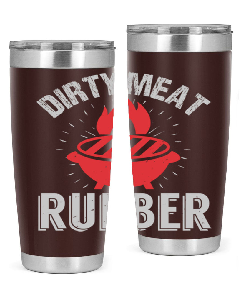 dirty meat rubber 46#- bbq- Tumbler