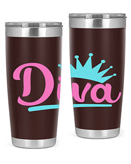 diva Style 121#- dog- Tumbler