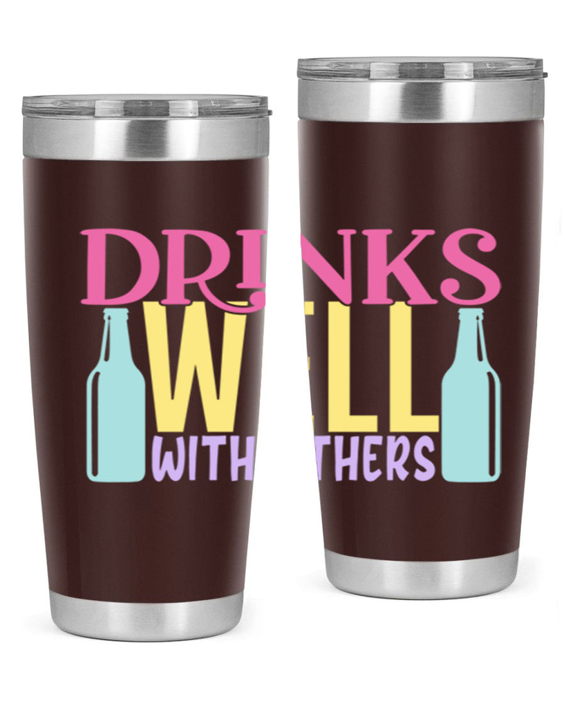 drinks well with others 129#- beer- Tumbler