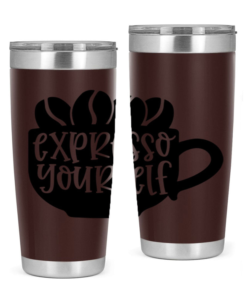 expresso yourself 56#- wine- Tumbler