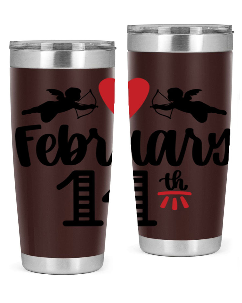 february th 28#- valentines day- Tumbler
