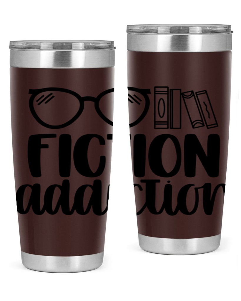 fiction addiction 40#- reading- Tumbler