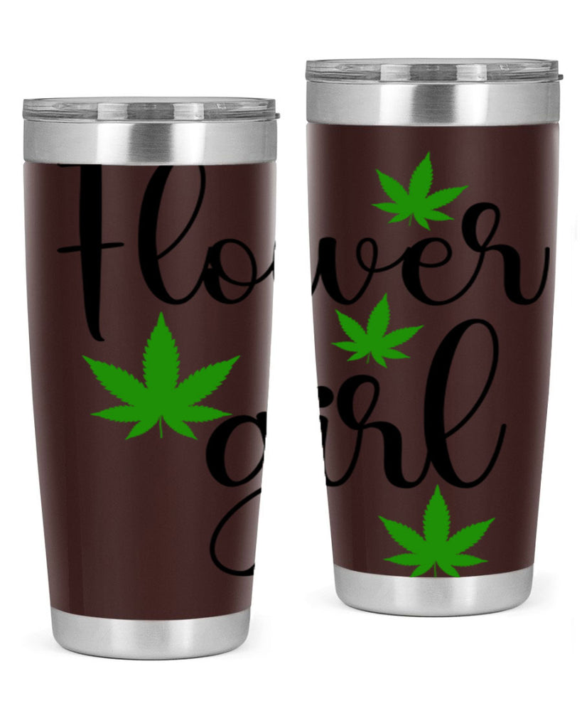 flower girl cannabis 84#- marijuana- Tumbler