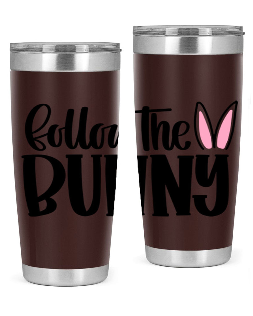 follow the bunny 44#- easter- Tumbler