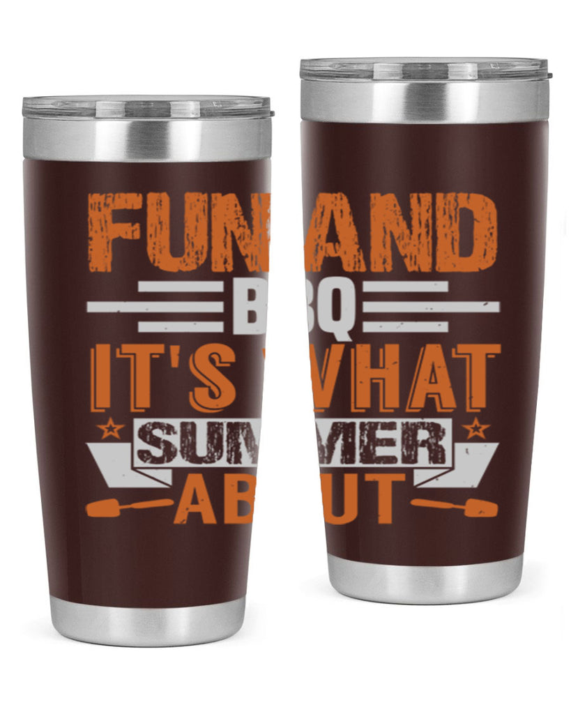 fun and bbq 44#- bbq- Tumbler