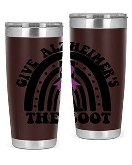 give alzheimer s the boot 154#- alzheimers- Tumbler