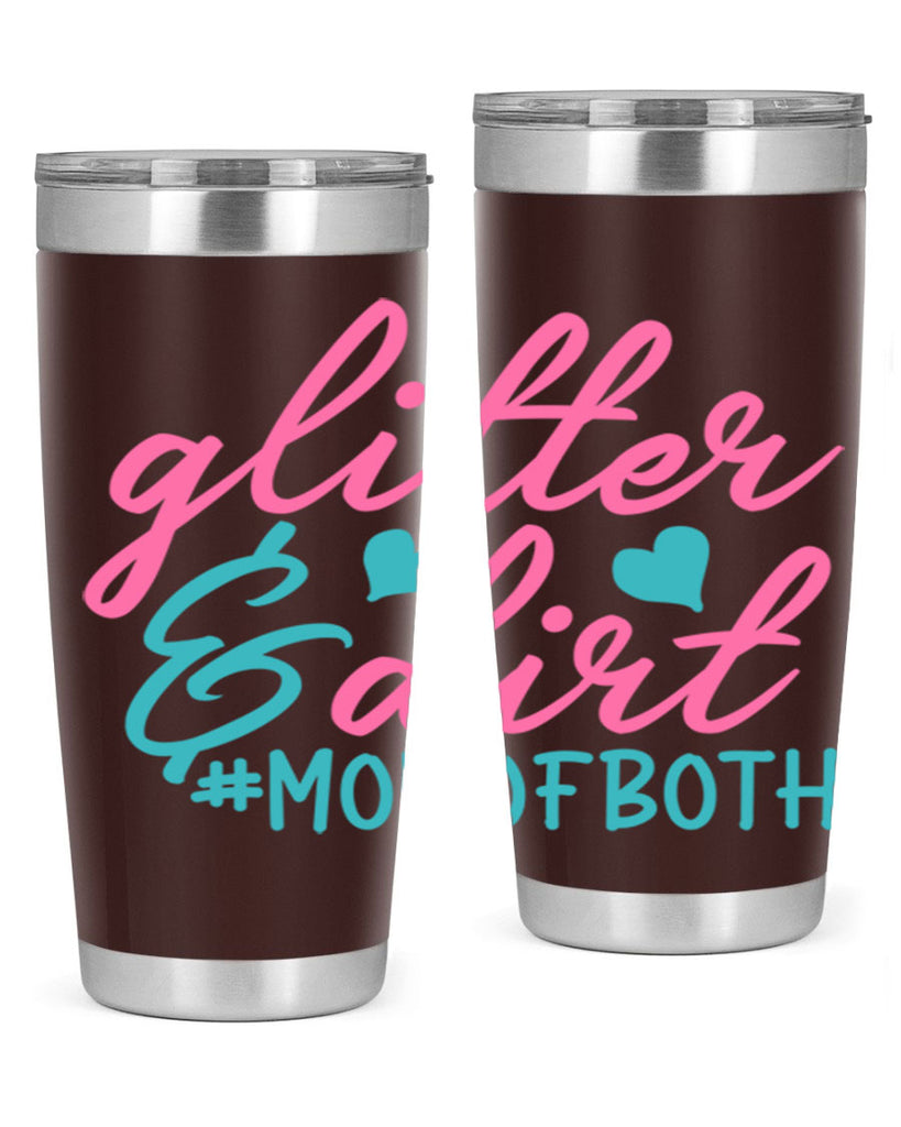 glitter dirt momofboth 345#- mom- Tumbler