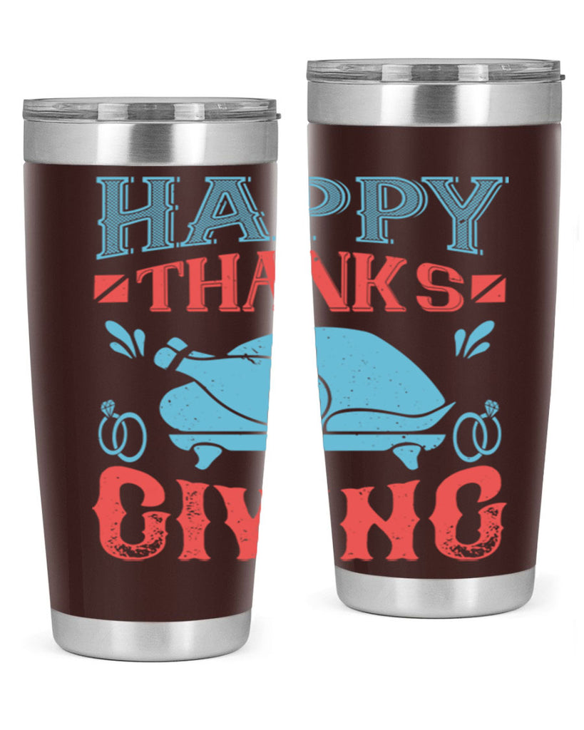 happy thanks giving 36#- thanksgiving- Tumbler