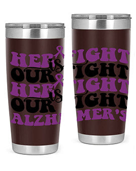 her fight is our fight alzheimer s 156#- alzheimers- Tumbler