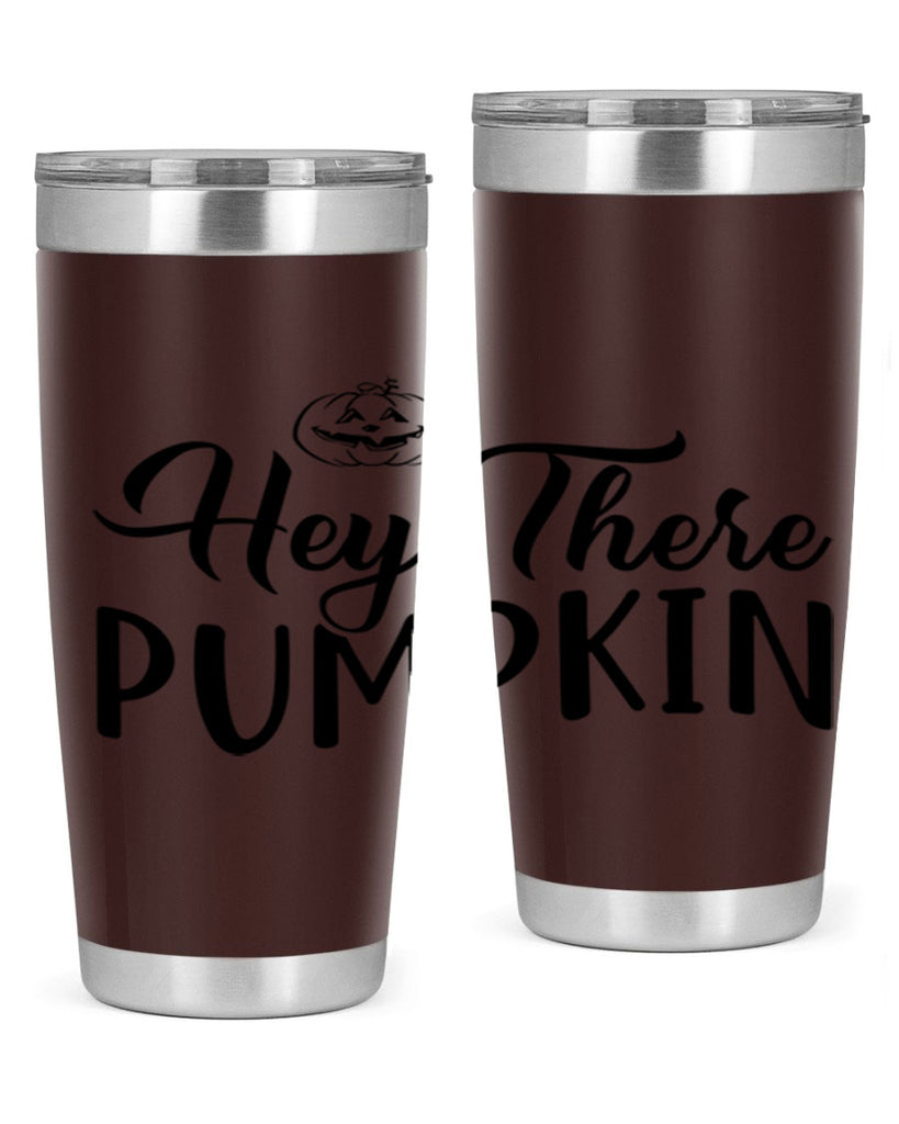 hey there pumpkin 303#- fall- Tumbler