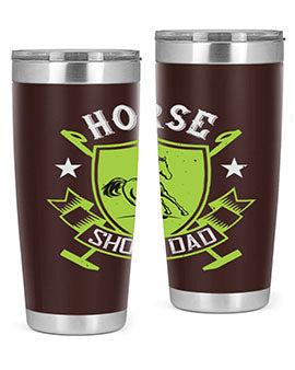 horse show dad Style 48#- horse- Tumbler