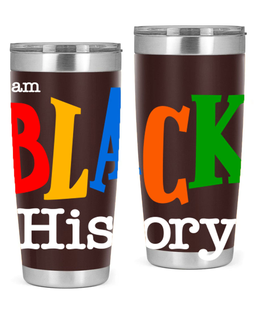 i am black  history 117#- black words phrases- Cotton Tank