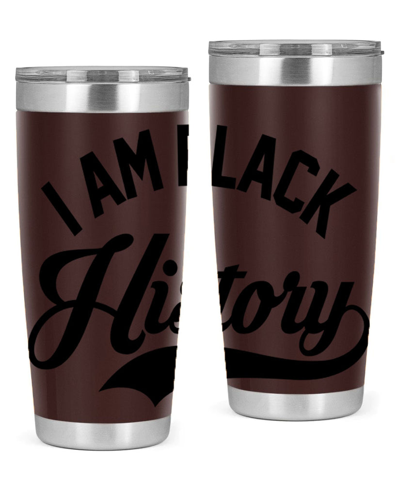 i am black  history 118#- black words phrases- Cotton Tank