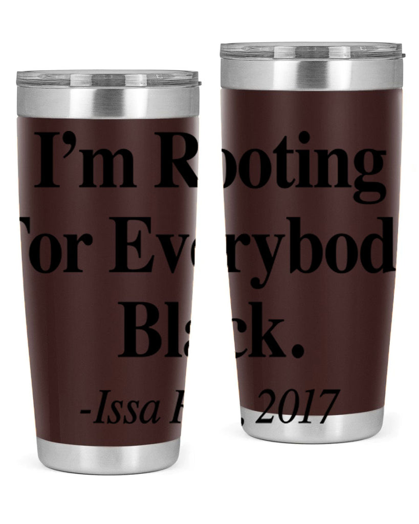 im  rooting for everybody black  109#- black words phrases- Cotton Tank