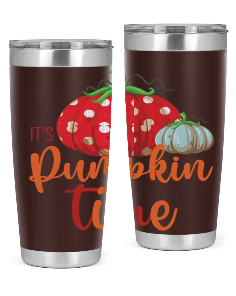 it s pumpkin time 368#- fall- Tumbler