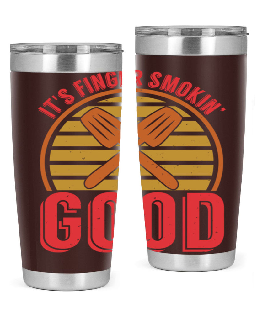 its finger smokin good 31#- bbq- Tumbler