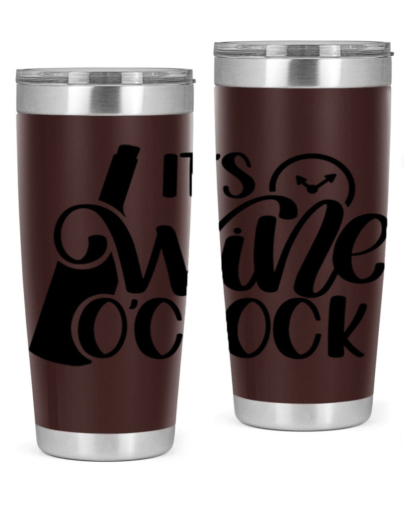 its wine oclock 47#- wine- Tumbler