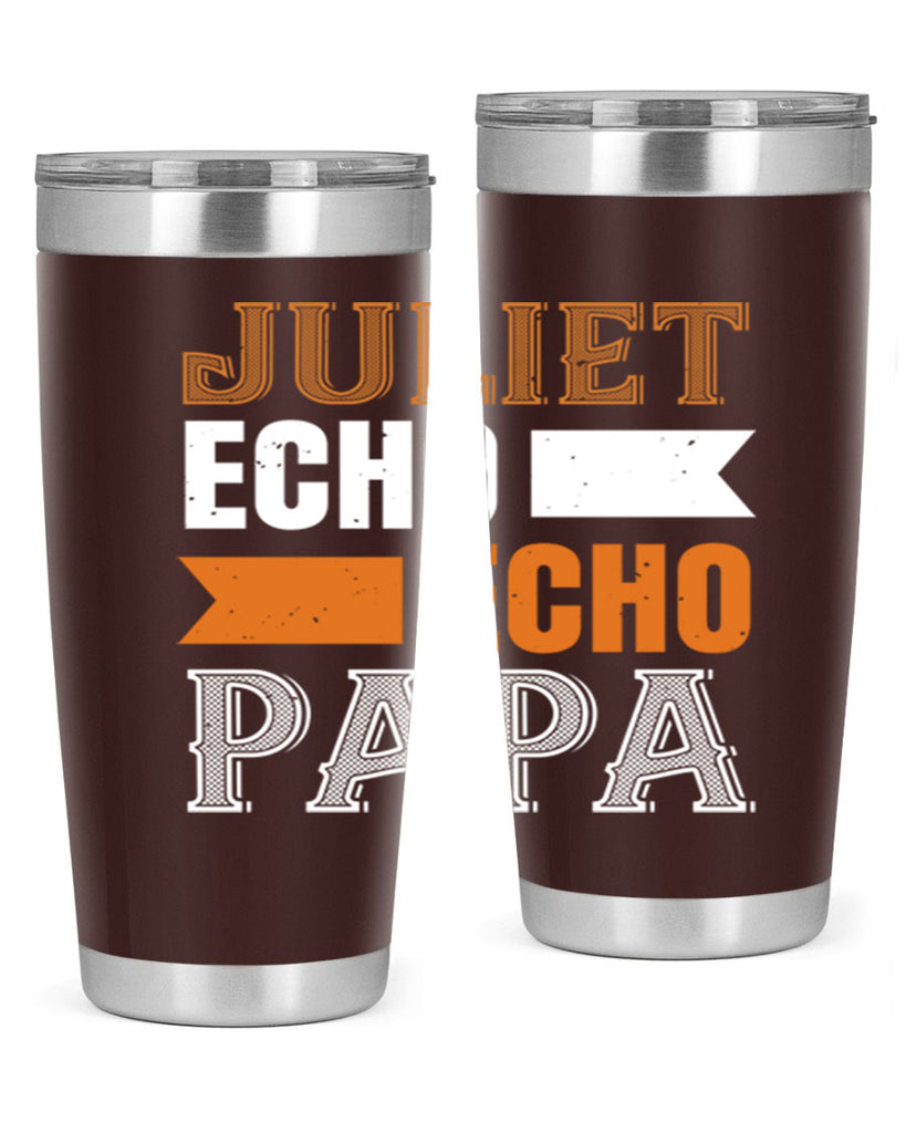 juliet echo echo papa 30#- grandpa - papa- Tumbler