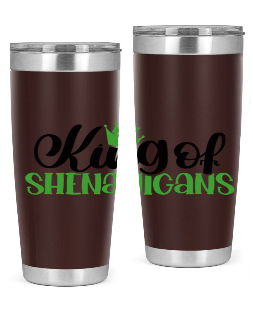 king Of Shenanigans Style 74#- St Patricks Day- Tumbler