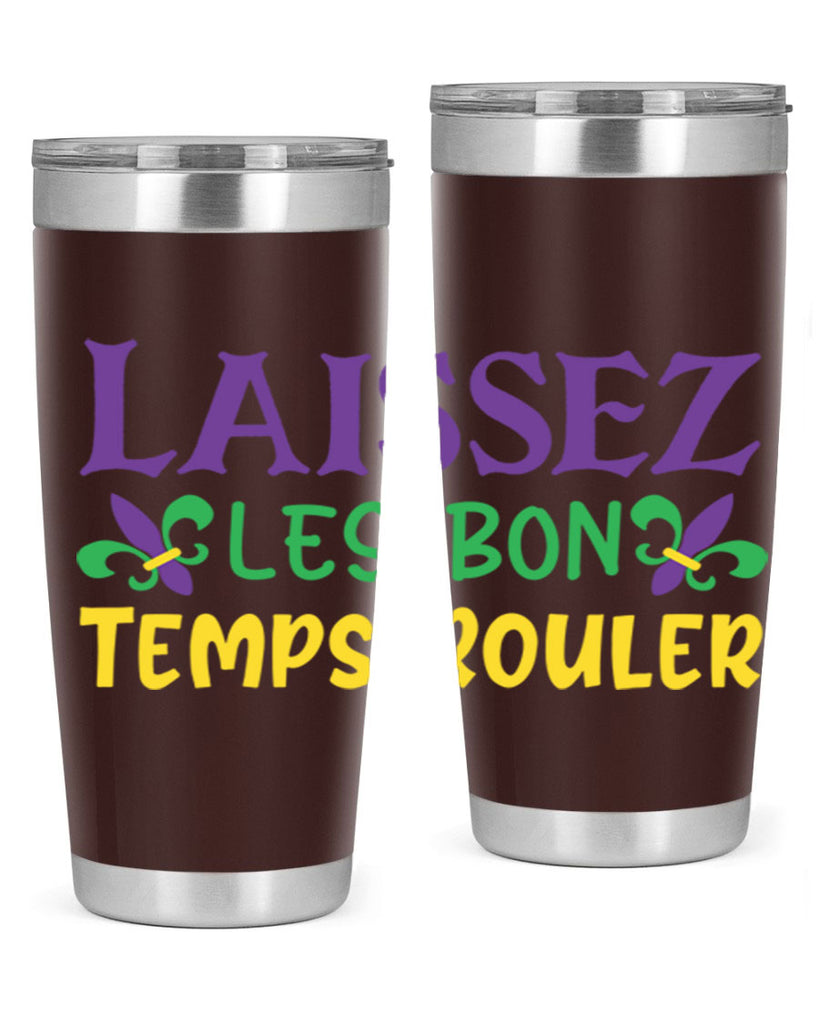 laissez les bon temps rouler 83#- mardi gras- Tumbler